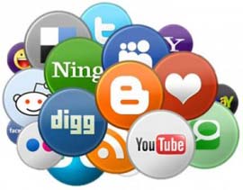 кнопки социальных сетей